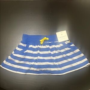Carter's Striped Skirt with Yellow Accent